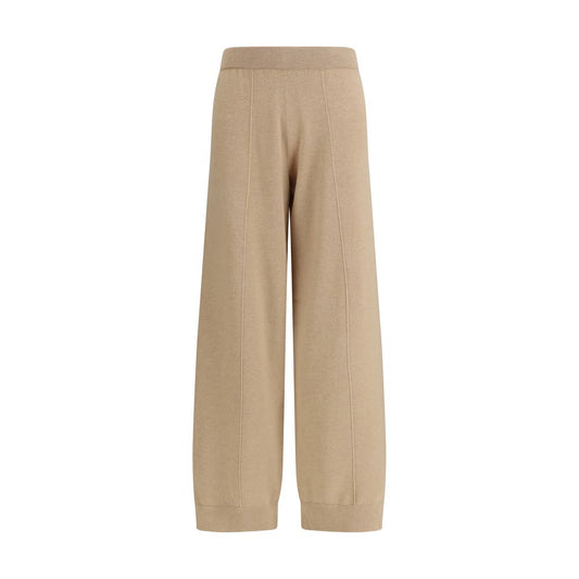 Fabiana Filippi Beige Wool Oves Aries Casual Pants