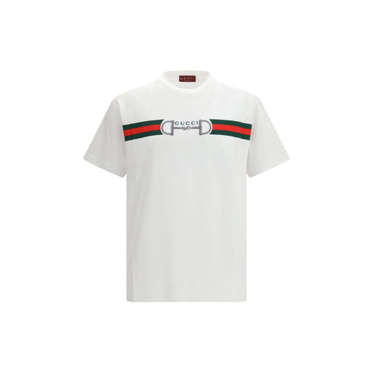 Gucci White Cotton T-Shirt
