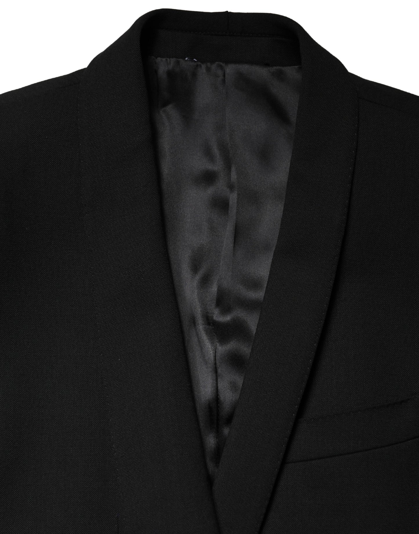 Dolce & Gabbana Black Embellished Single Breasted Blazer