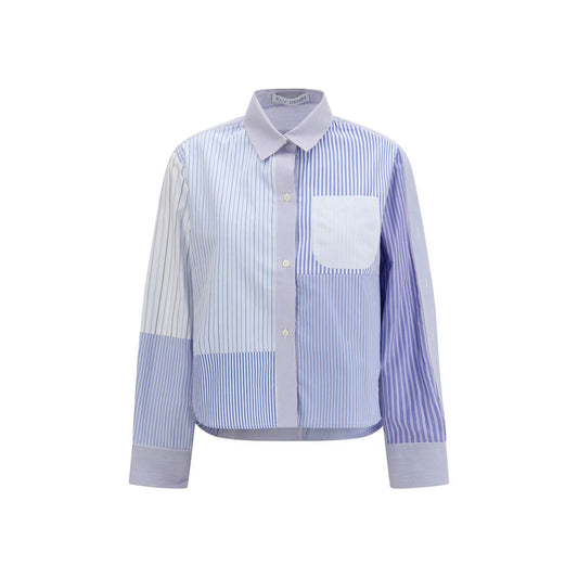 E.L.V. DENIM Blue Cotton Shirt