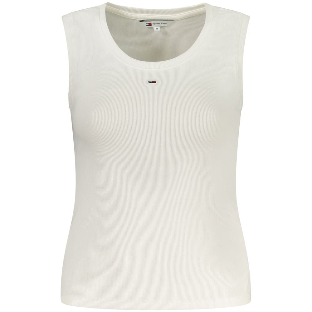 Tommy Hilfiger Bianco Cotton Women Tank Top