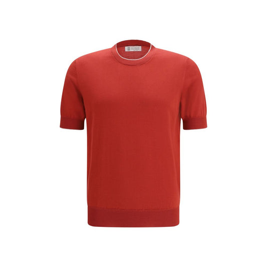 Brunello Cucinelli Multicolor Cotton T-Shirt