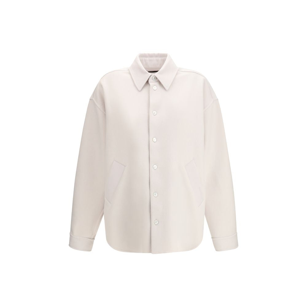 Balenciaga Beige Cashmere Shirt