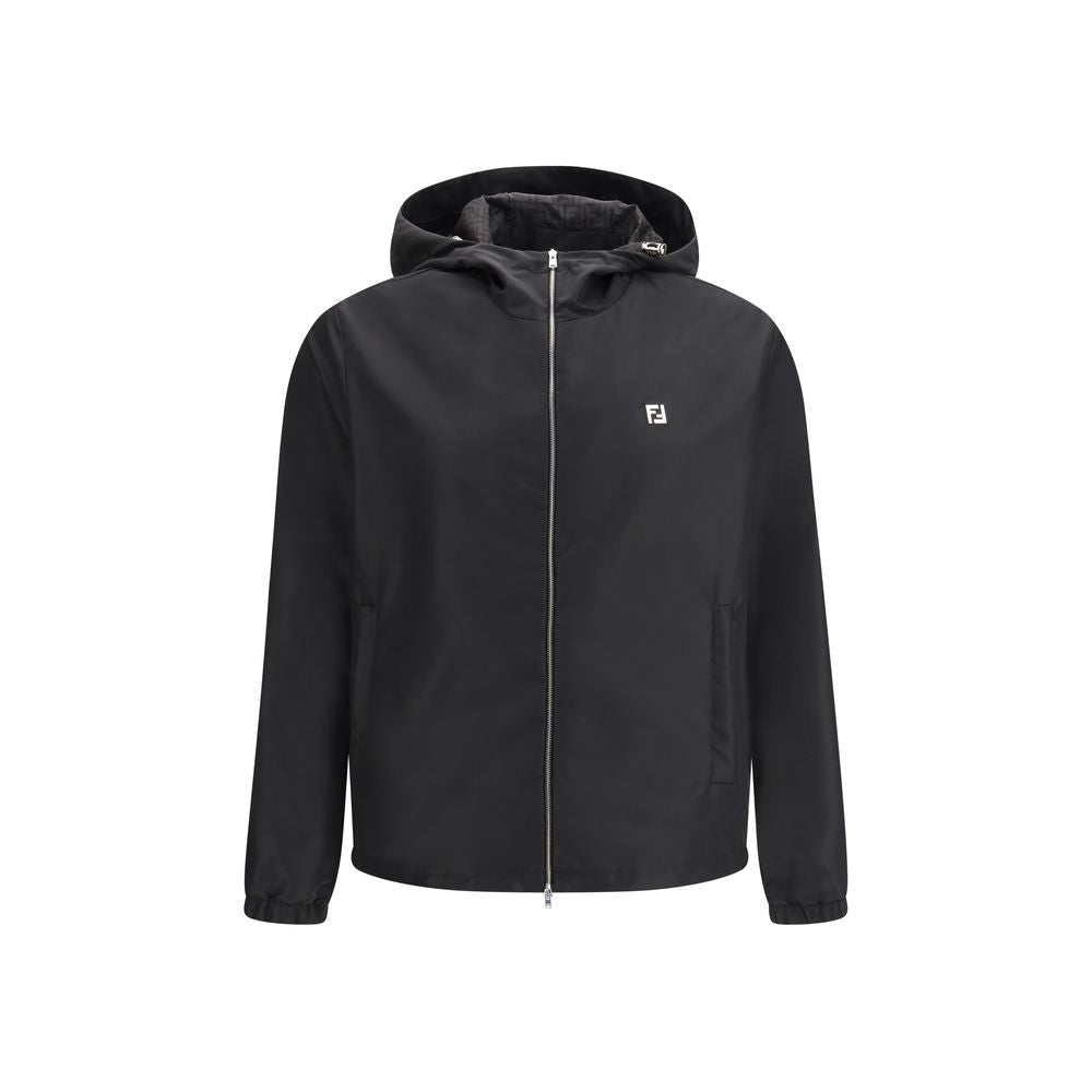 Fendi Black Polyester Shell Jacket