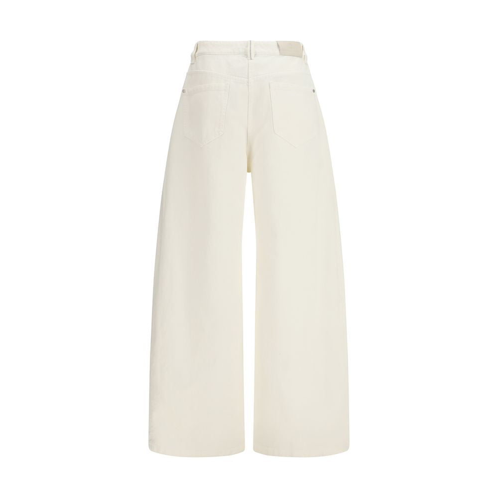 Brunello Cucinelli Beige Cotton Pants