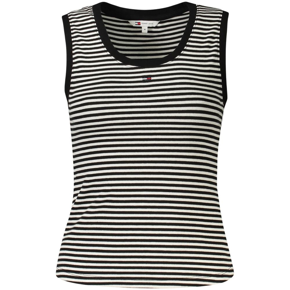 Tommy Hilfiger Black Cotton Tank Tops
