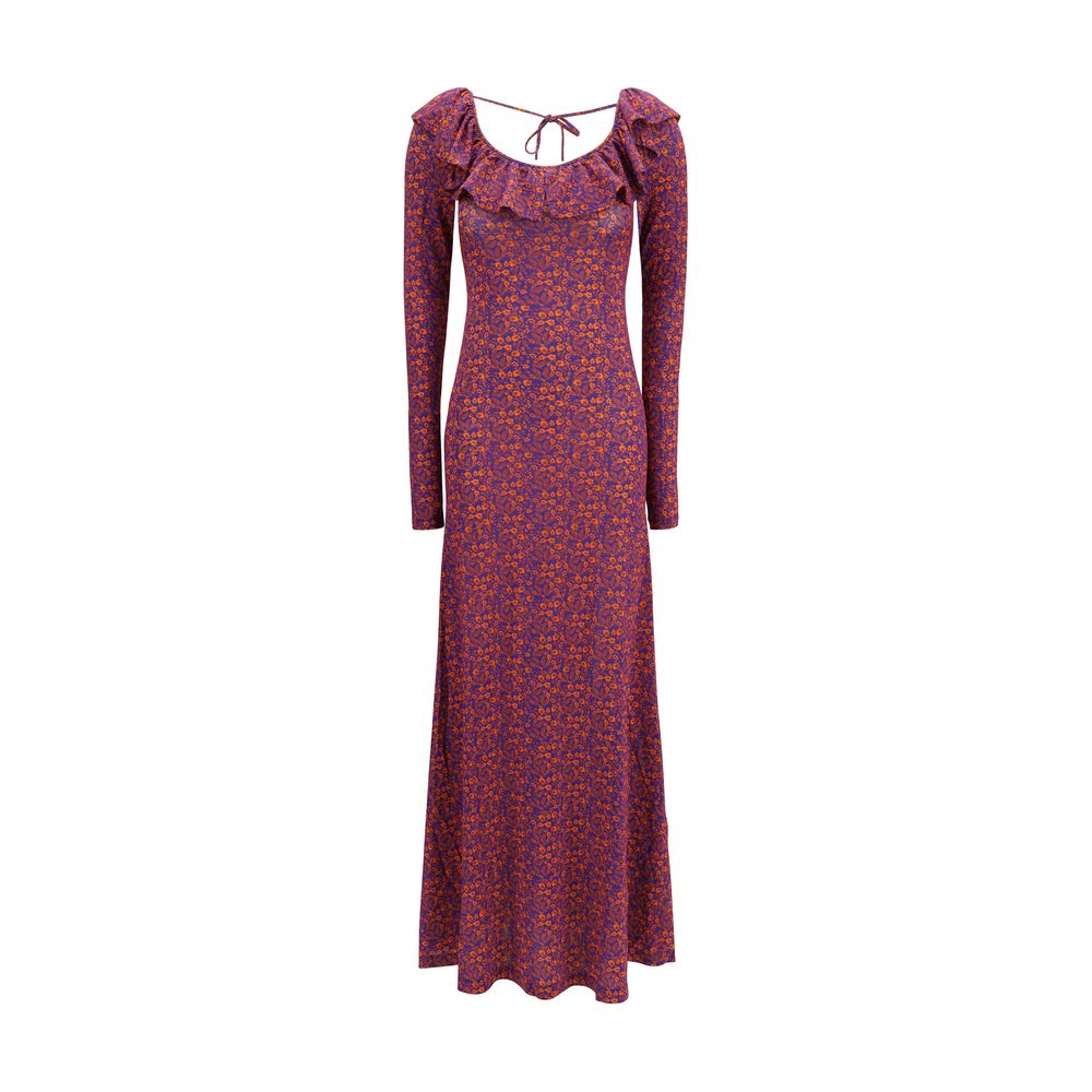 Kristina Ti Multicolor Viscose Casual Dress