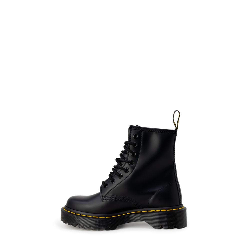 Dr. Martens Black Leather Lace-Up Boots