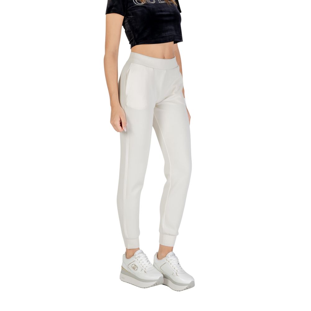 Guess Active Cream Polyester Joggers (Workout Pants)