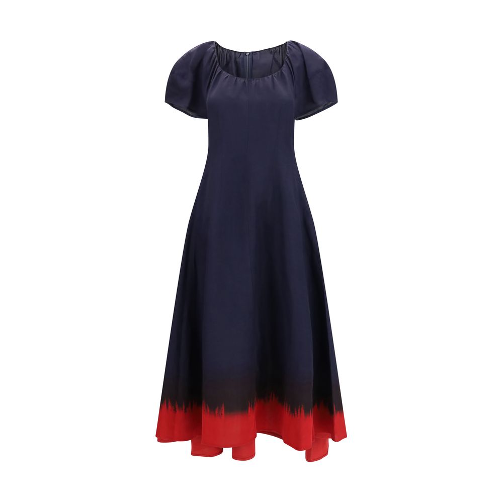 Tory Burch Blue Viscose Casual Dress