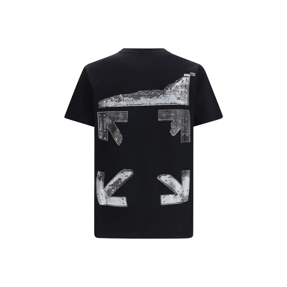 Off-White Black Cotton T-Shirt