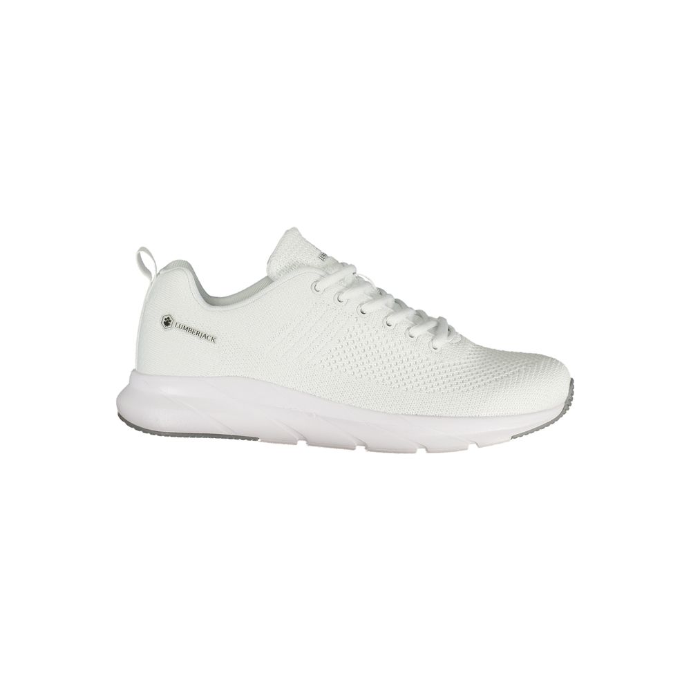 Lumberjack White Polyester Athletic Sneakers