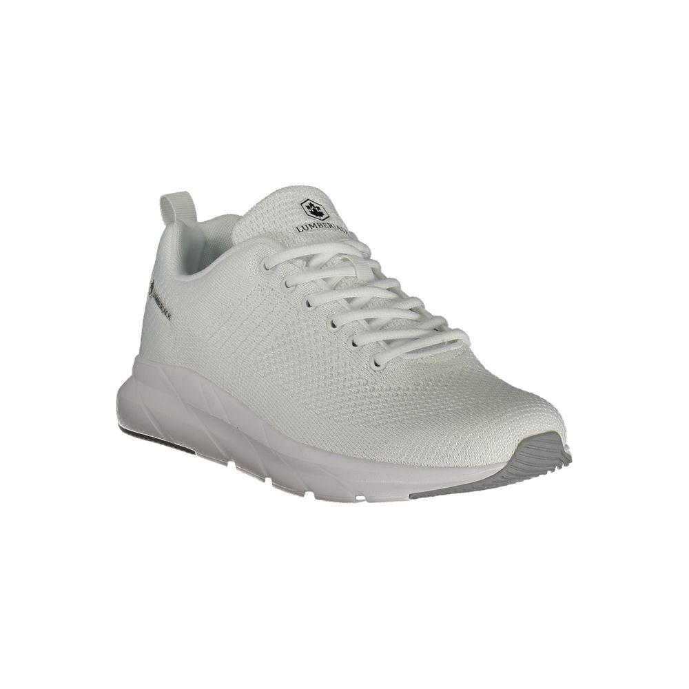 Lumberjack White Polyester Athletic Sneakers