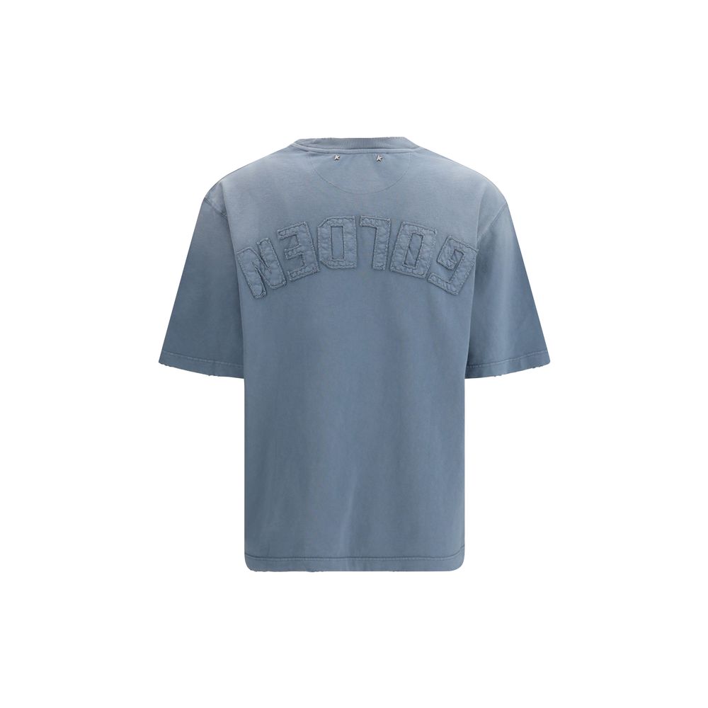 Golden Goose Blue Cotton T-Shirt