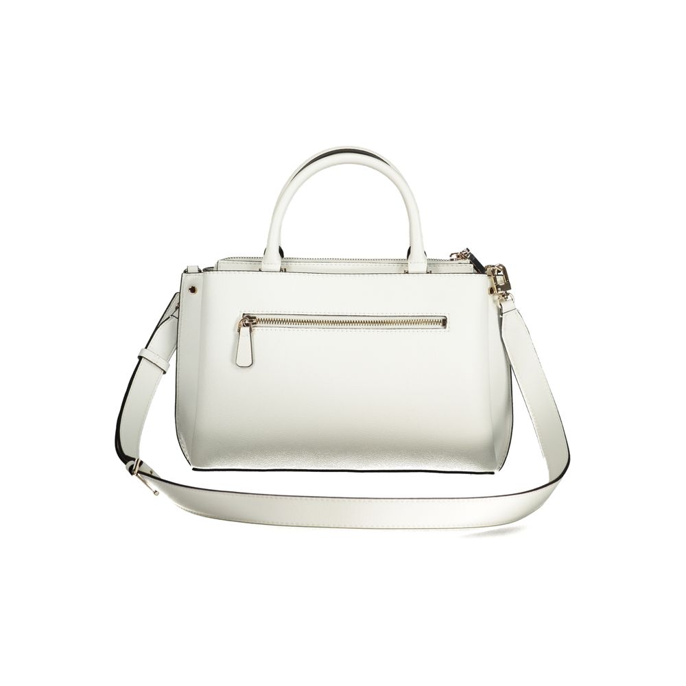 Guess Jeans White Polyethylene Handbag