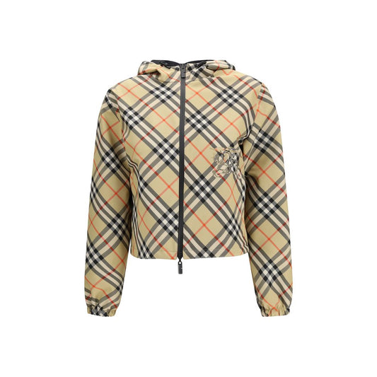 Burberry Beige Polyester Full-Length Jacket