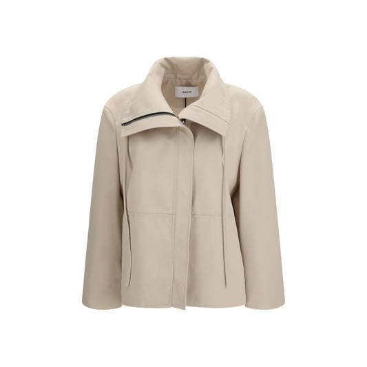 Lardini Beige Polyester Full-Length Jacket