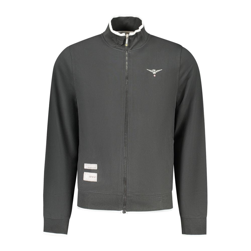 Accademia Militare Black Cotton Sweatshirt