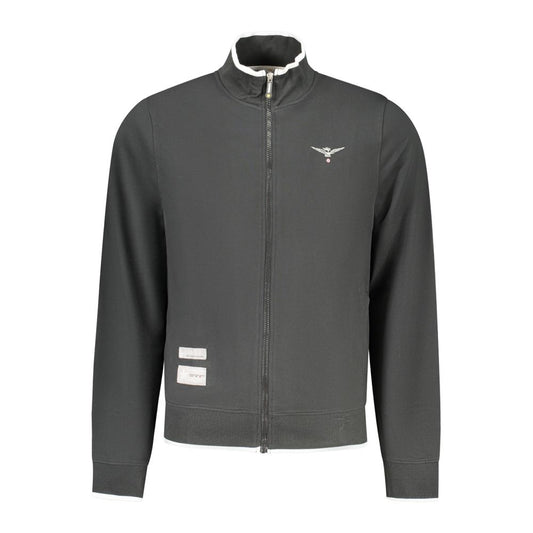 Accademia Militare Black Cotton Sweatshirt