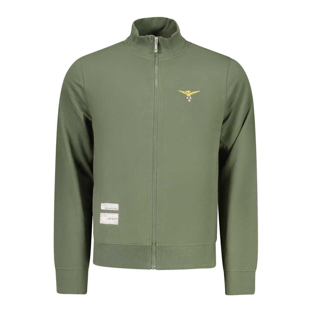 Accademia Militare Green Cotton Sweatshirt