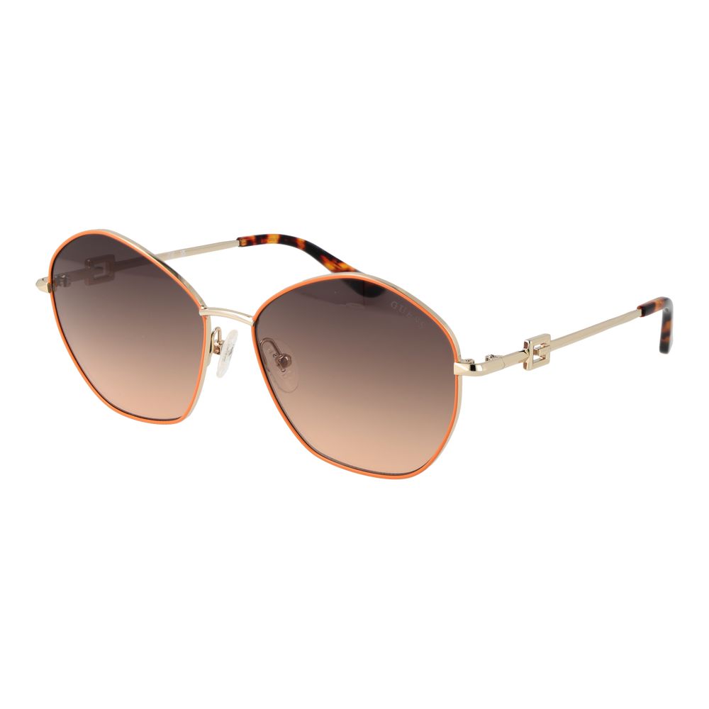 Guess Gold Metal & Plastic Sunglasses