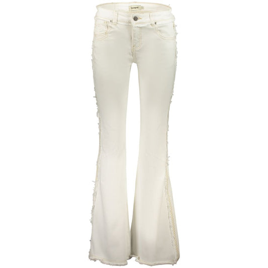 Desigual Bianco Cotton Female Jeans