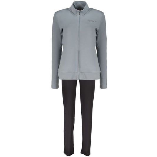 Freddy Blue Cotton Women's Sweatshirt Set