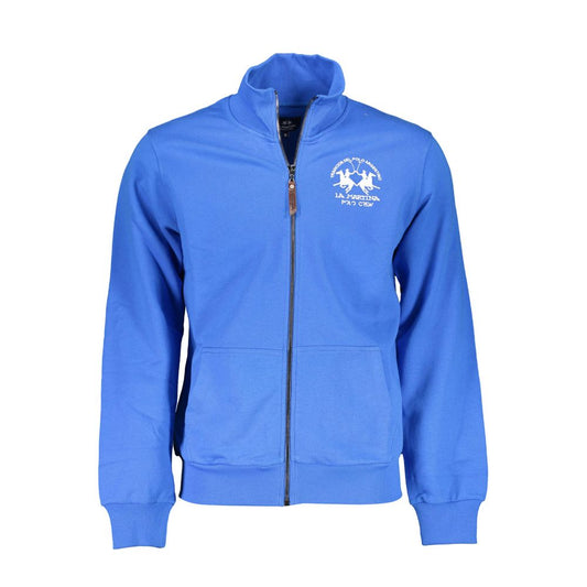 La Martina Blue Cotton Men's Sweatshirt