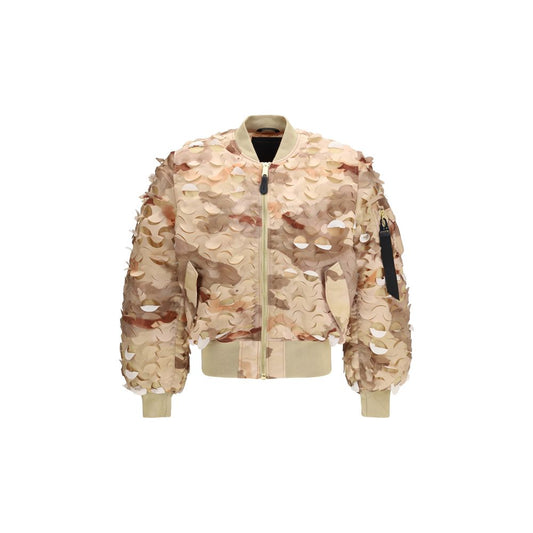 ALPHA INDUSTRIES Gold Nylon Bomber