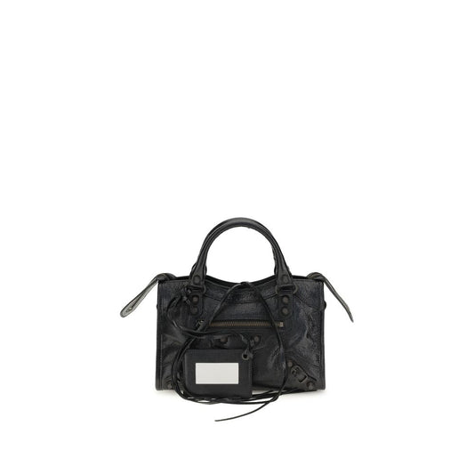 Balenciaga Black Lamb Ovis Aries Aries Shoulder Bag