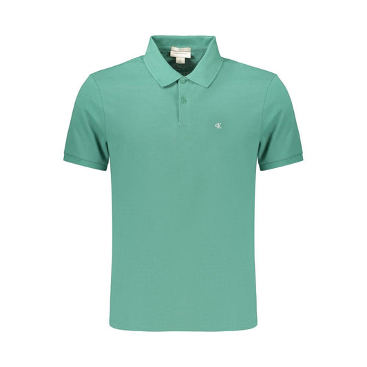 Calvin Klein Verde Cotton Mens Polo