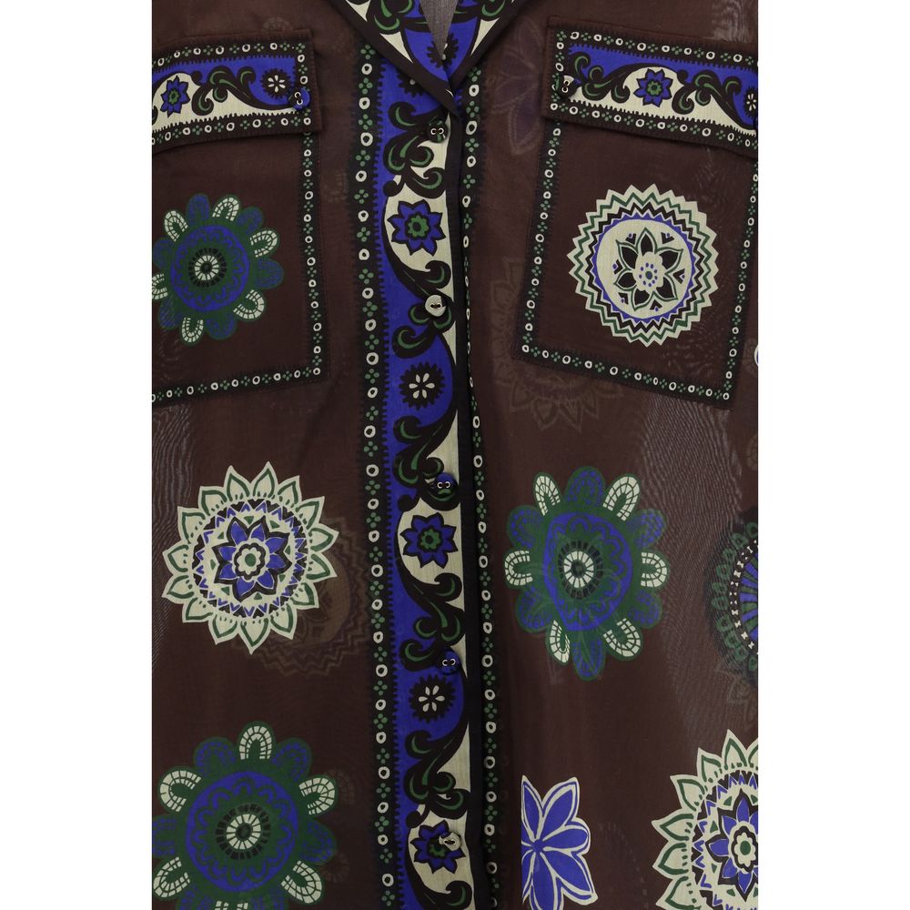Alemais Brown Ramie Shirt