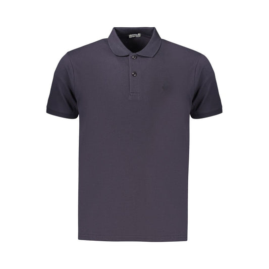 Coveri Moving Blue Cotton Men's Polo
