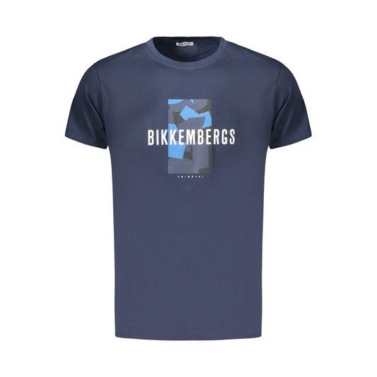 Bikkembergs Blu Cotton Men's T-Shirt