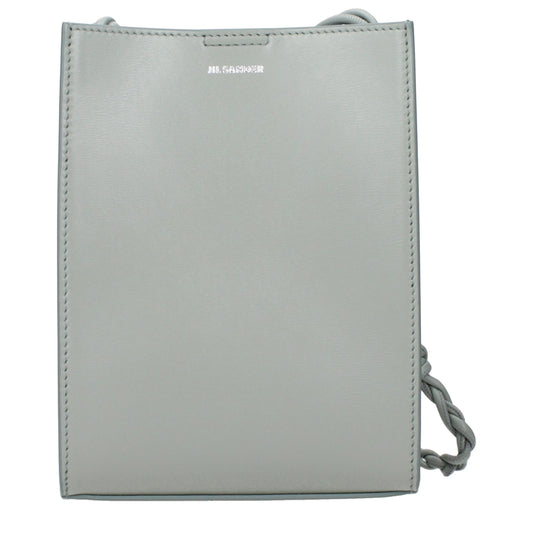 Jil Sander Green Leather Crossbody Bag