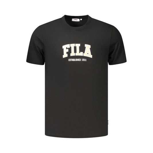 Fila Black Cotton Men's T-Shirt