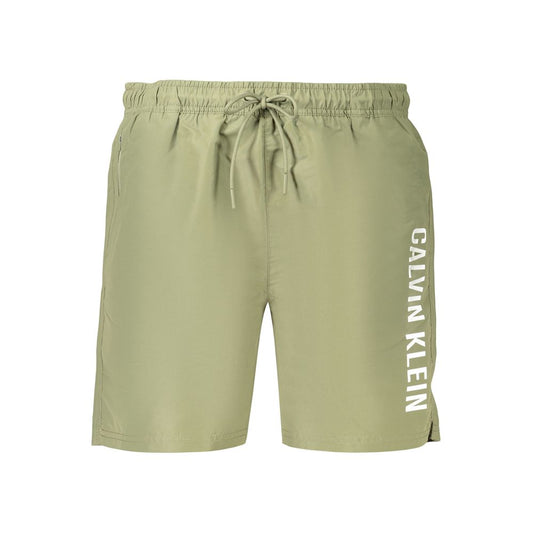 Calvin Klein Green Polyester Men's Swim Shorts