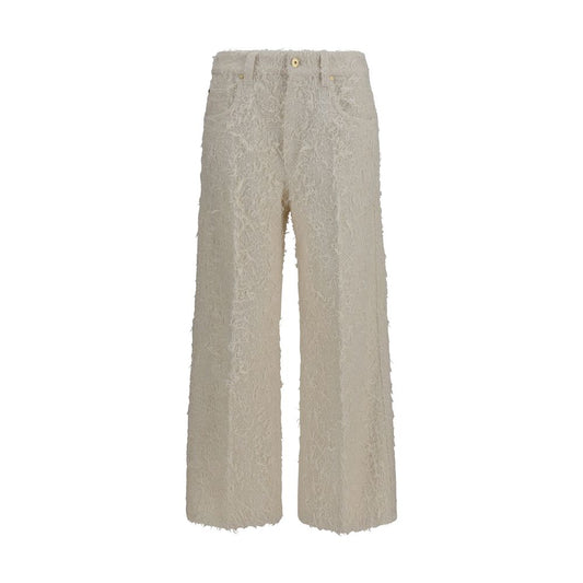 Brunello Cucinelli Beige Cotton Cropped Pants