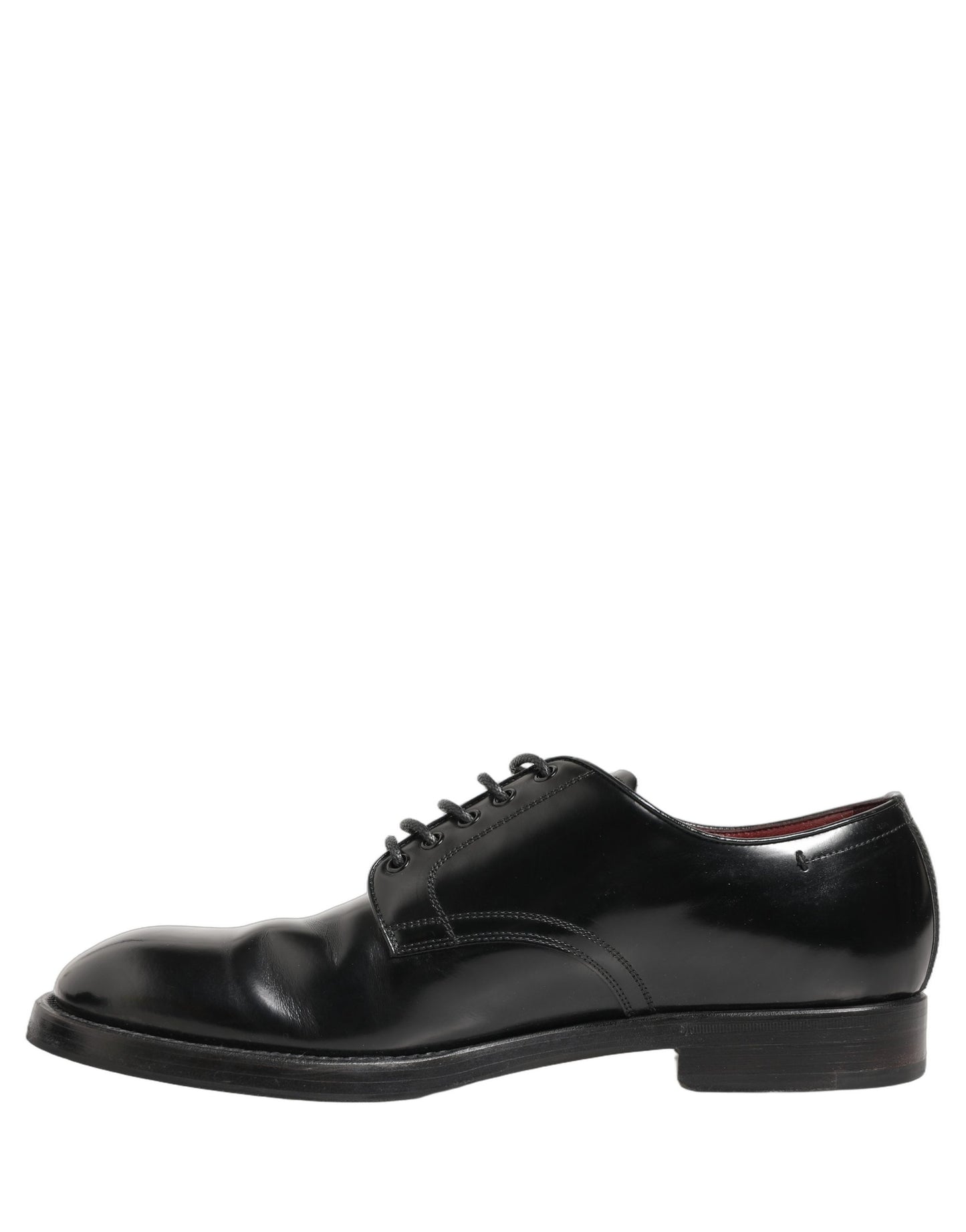 Dolce & Gabbana Black Leather Lace Up Derby Dress Formal Shoes