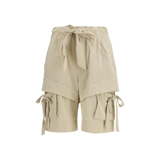 Isabel Marant Étoile Beige Viscose Bermuda Shorts