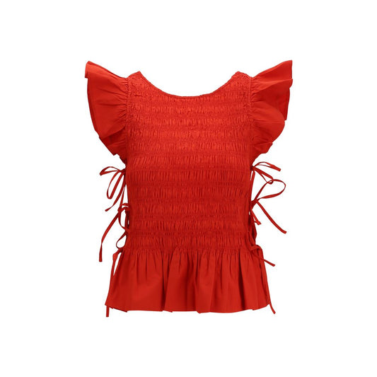 Ganni Multicolor Cotton Blouse