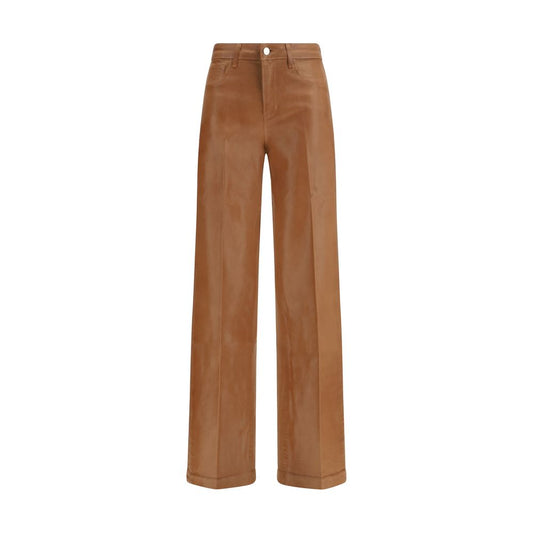 L'Agence Beige Cotton Jeans Denim