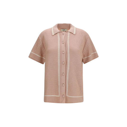 Fendi Multicolor Cotton Shortsleeve Shirt