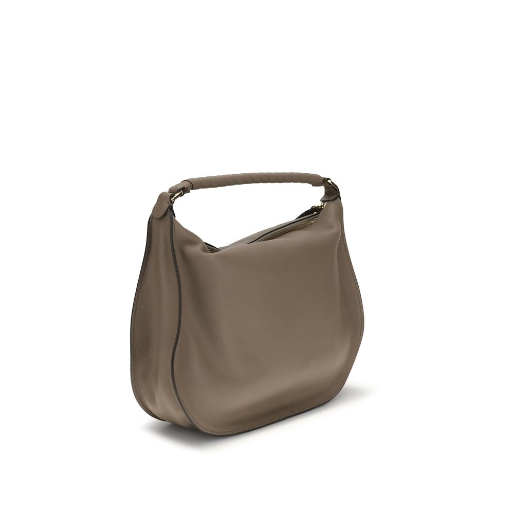 Chloé Beige Calf Leather Bos Taurus Shoulder Bag
