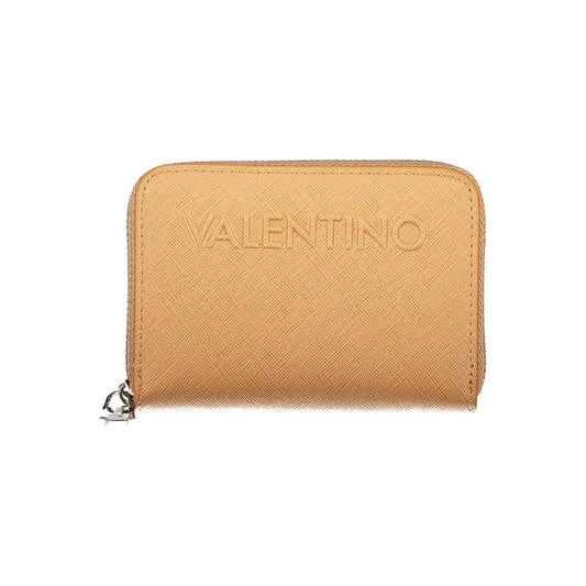 Mario Valentino Brown Polyurethane Women's Wallet