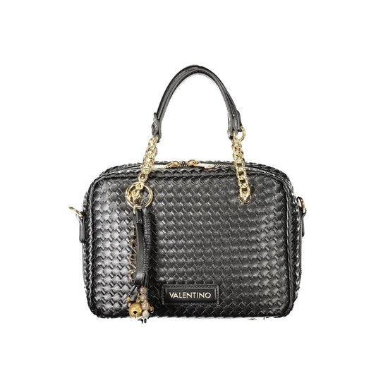 Mario Valentino Black Polyurethane Women's Bag