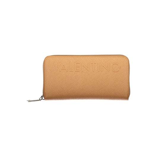 Mario Valentino Brown Polyurethane Women's Wallet