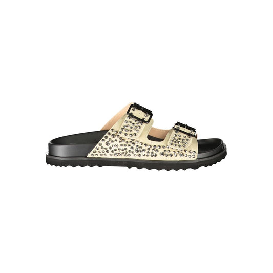 Laura Biagiotti Beige Polyurethane Women's Slipper