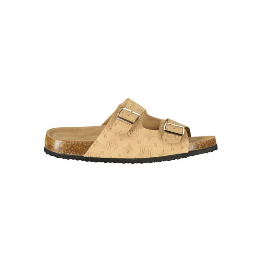 Laura Biagiotti Beige Polyurethane Women's Sandal