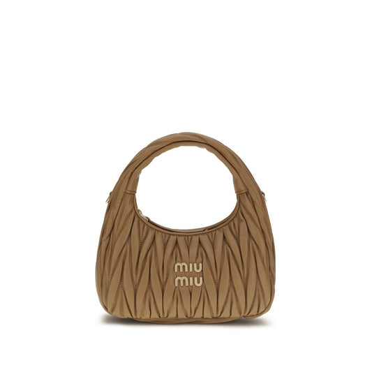 Miu Miu Beige Lamb Ovis Aries Aries Handbag